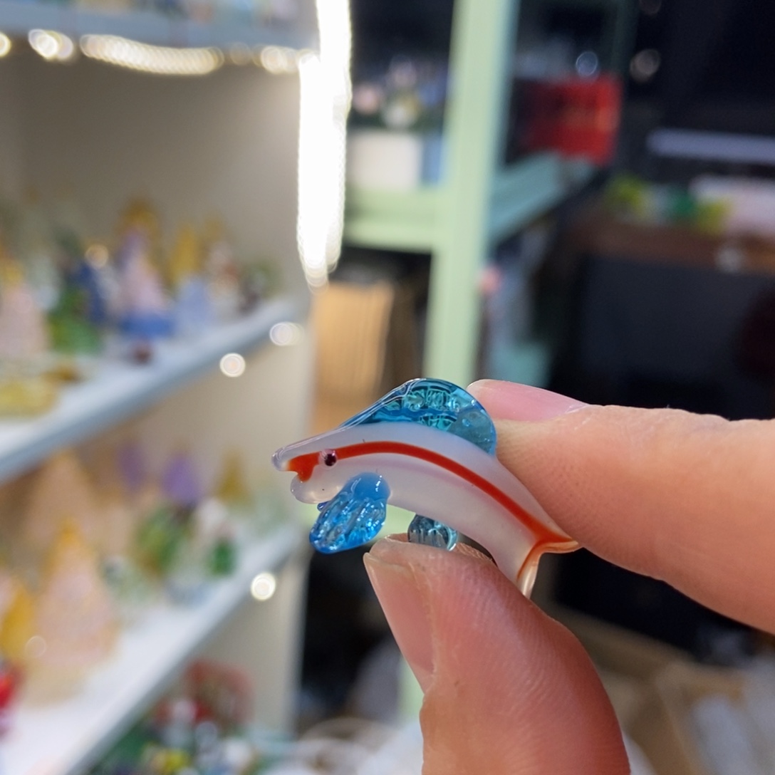 螃****琉璃手工艺品摆件待遇
