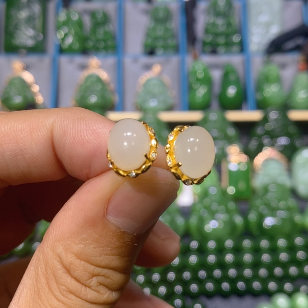 【闪购商品】和田玉吊坠(不含链)银S925镶嵌