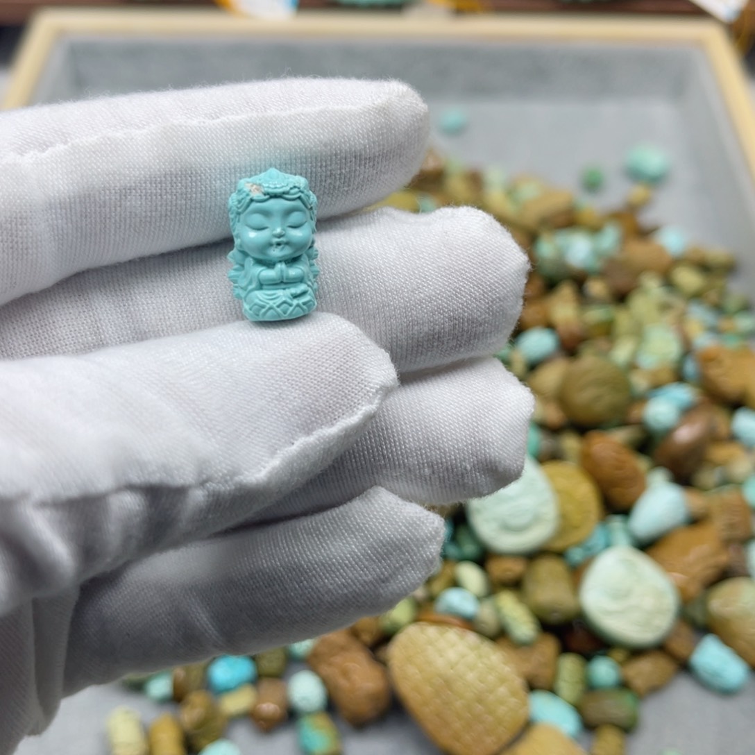 绿松石挂件未镶嵌