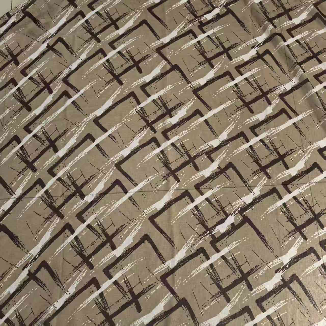 【手绘涂鸦】105*105凌霄莎丝巾优雅四季百搭显白温柔气质时尚风 女