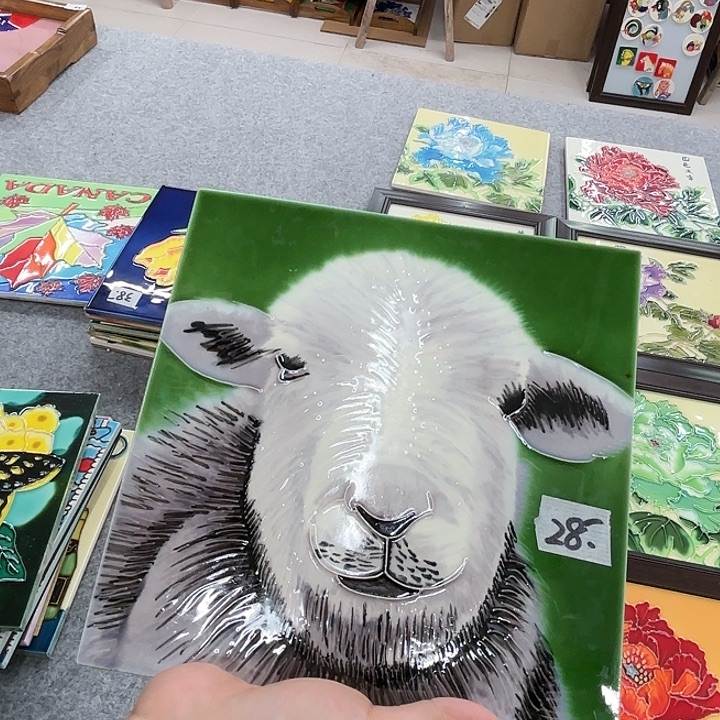 陶瓷板画20/20单瓷片微瑕