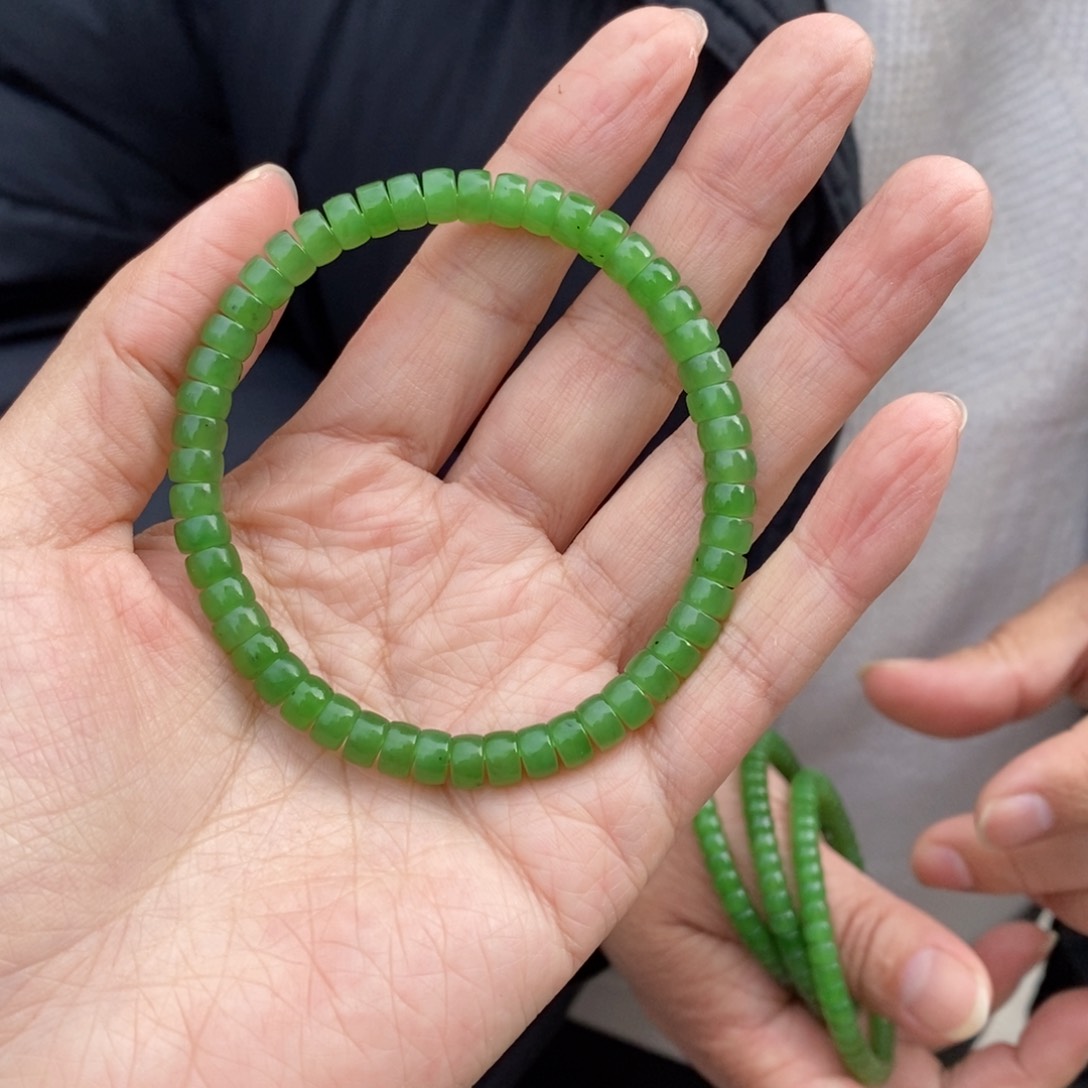 未镶嵌和田玉手串多样性拍一发一卡6左右微矿点