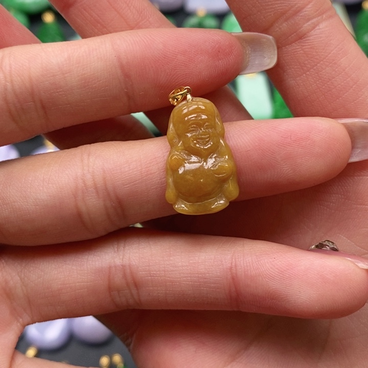 翡翠颈饰未镶嵌吊坠