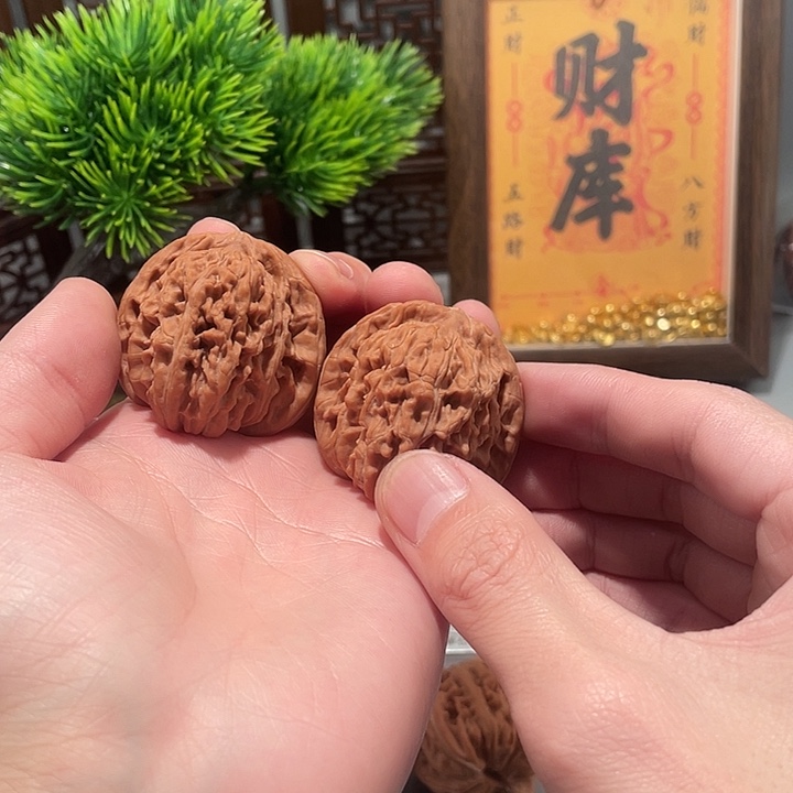 玩***趣文玩核桃吊坠四座楼