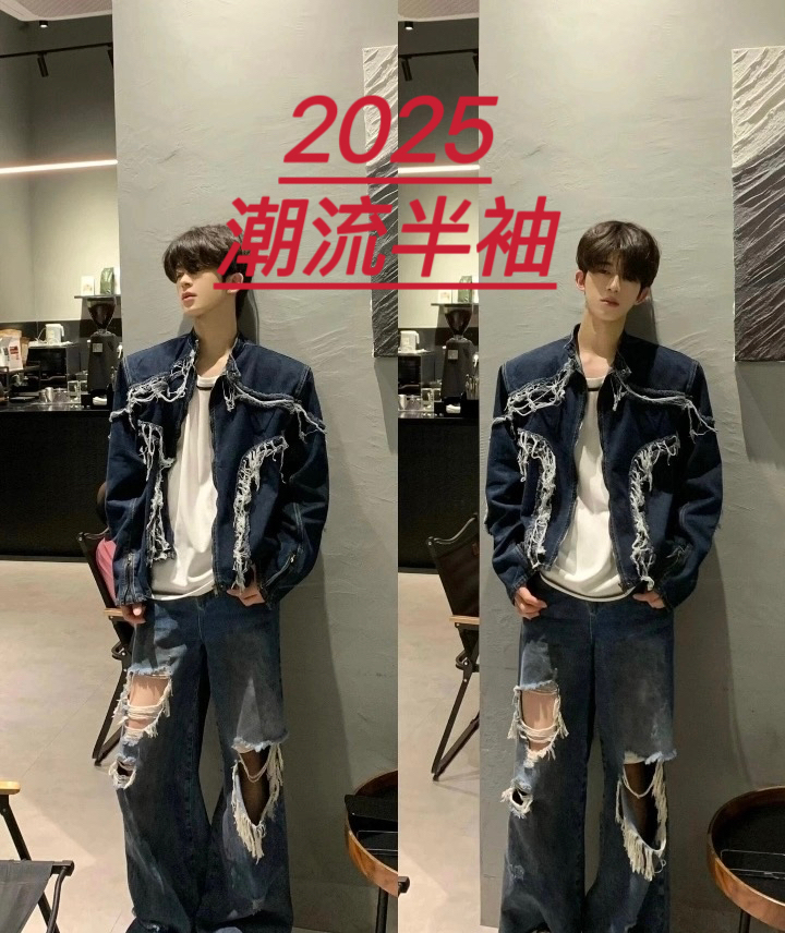 2025-【黑金人头】重工烫金烫钻经典百搭圆领半袖-7