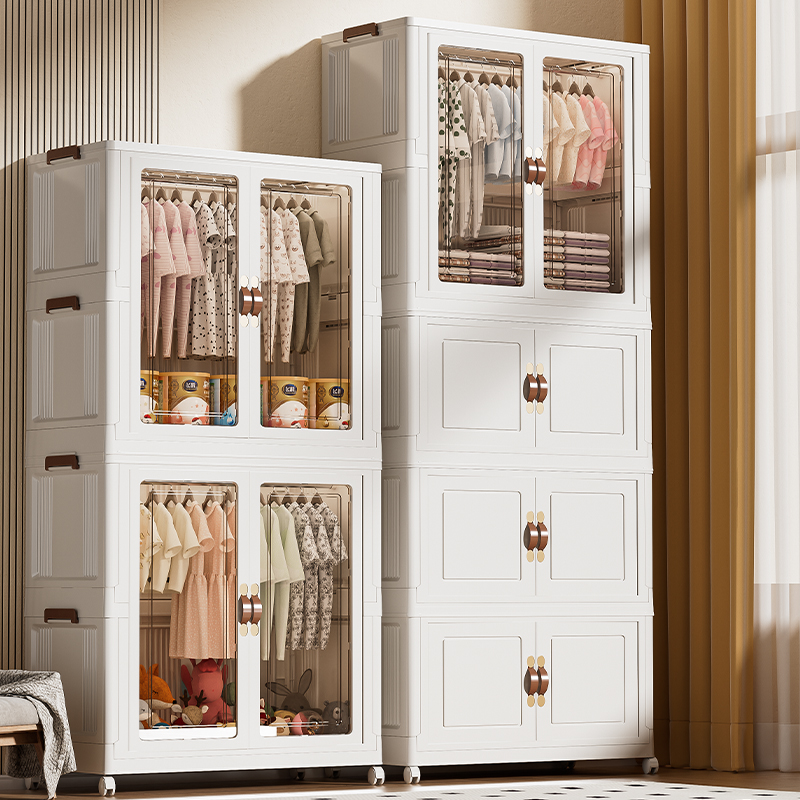 免安装宝宝衣柜加厚儿童衣服收纳柜婴儿衣柜家用卧室小衣橱柜特大