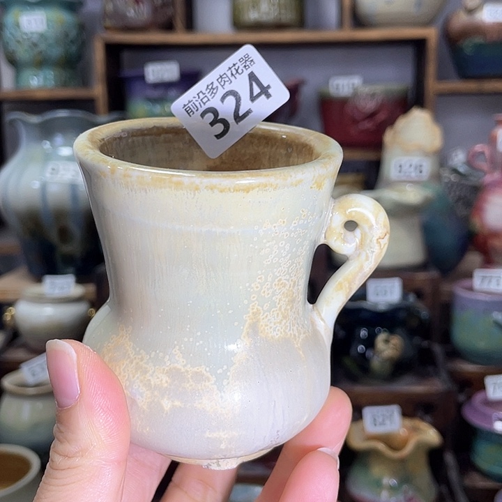 红陶内口径6高度7