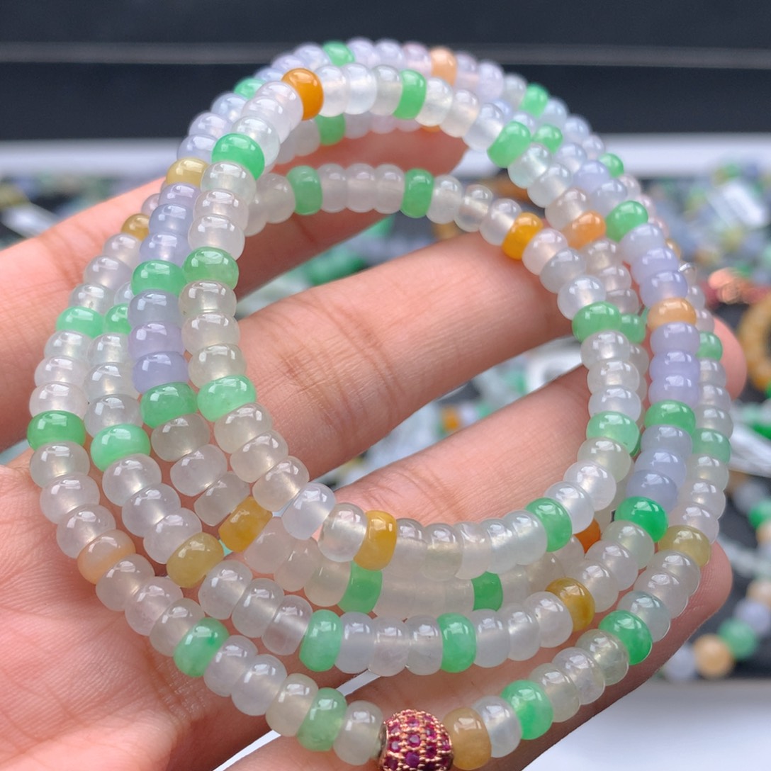 翡翠手链未镶嵌卡