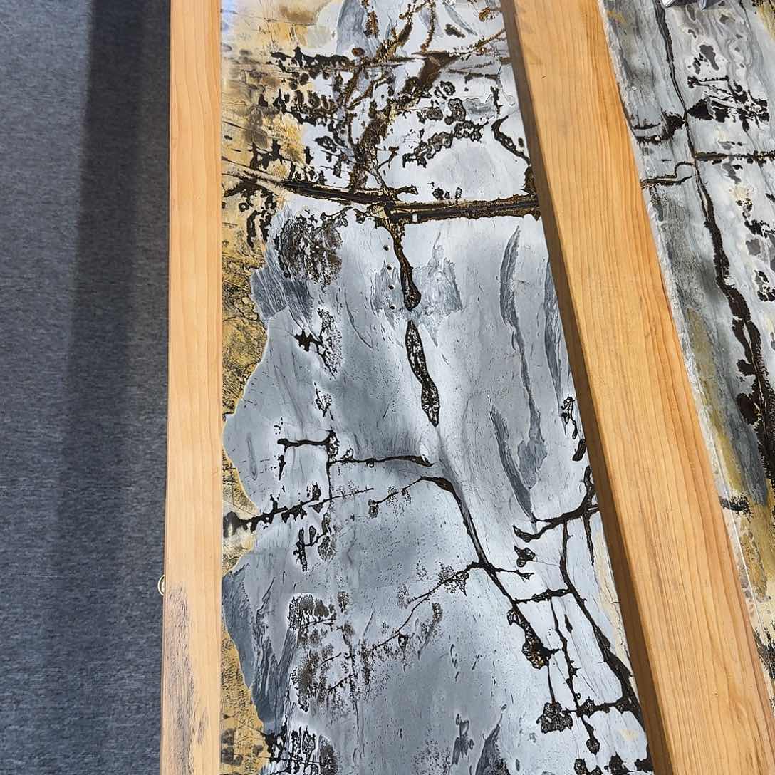 素**秋国画石精品茶盘湿泡