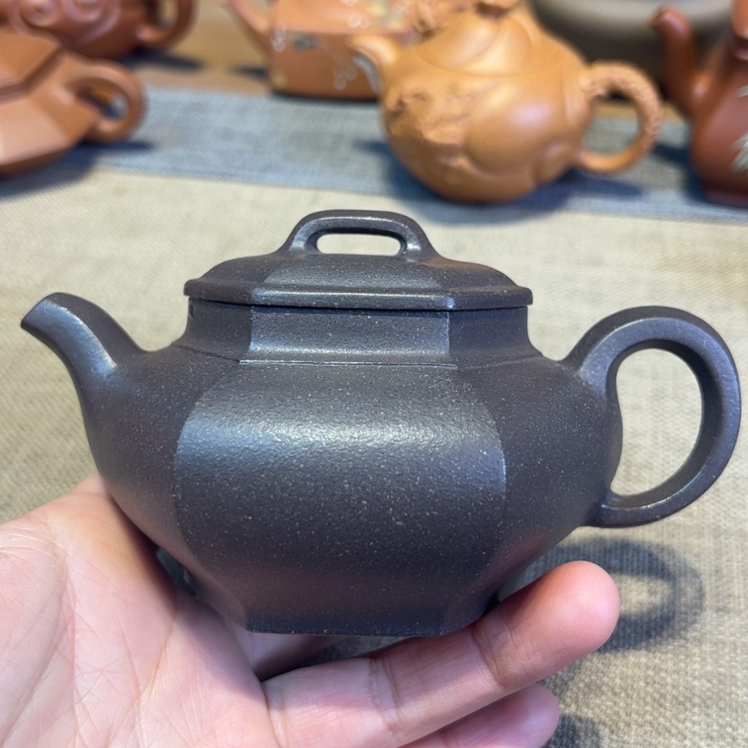 容量200毫升，六方，紫泥