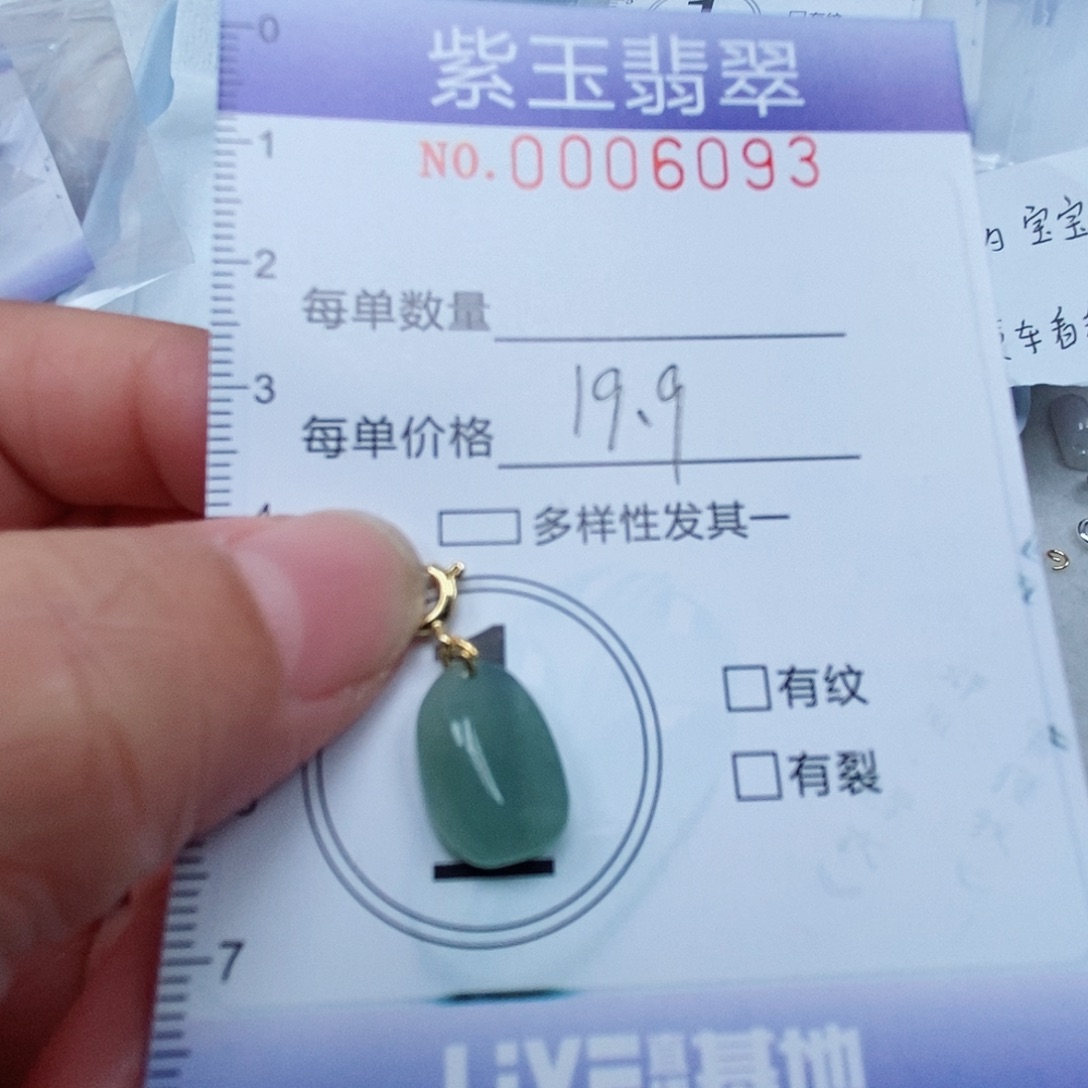 颈饰未镶嵌翡翠冰透随行
