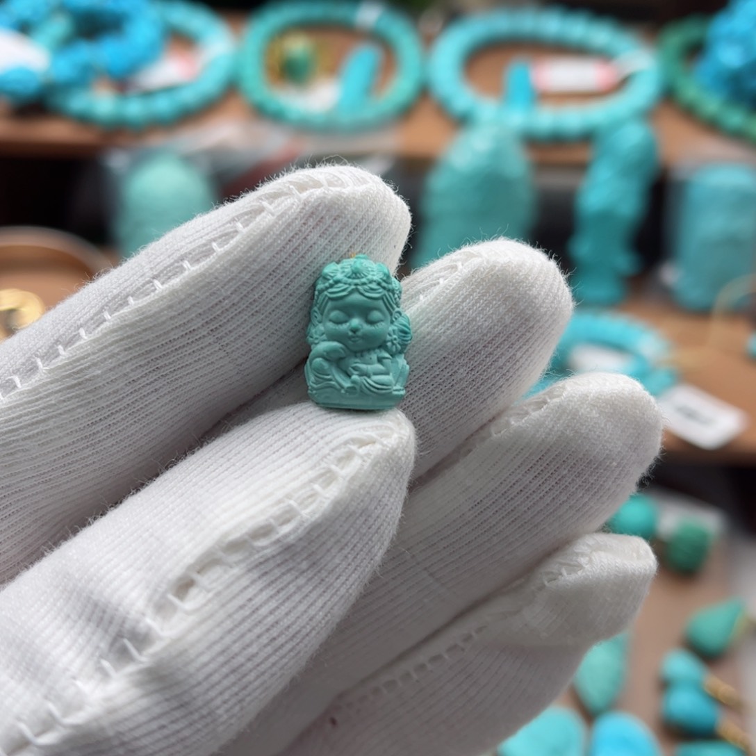 绿松石未镶嵌配饰