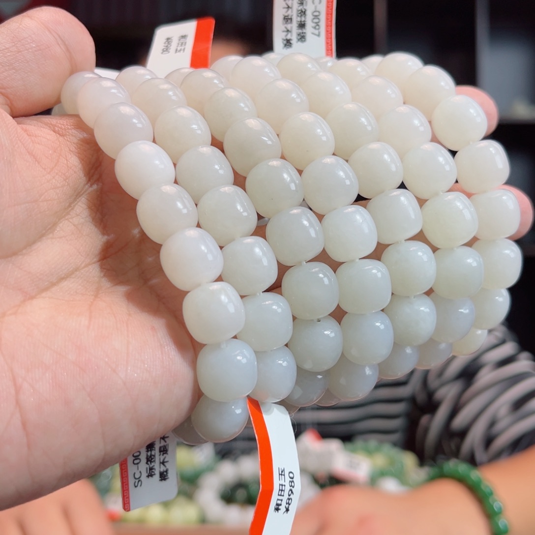 和田玉手链未镶嵌手串新疆黑山山流水多样性拍一发一12