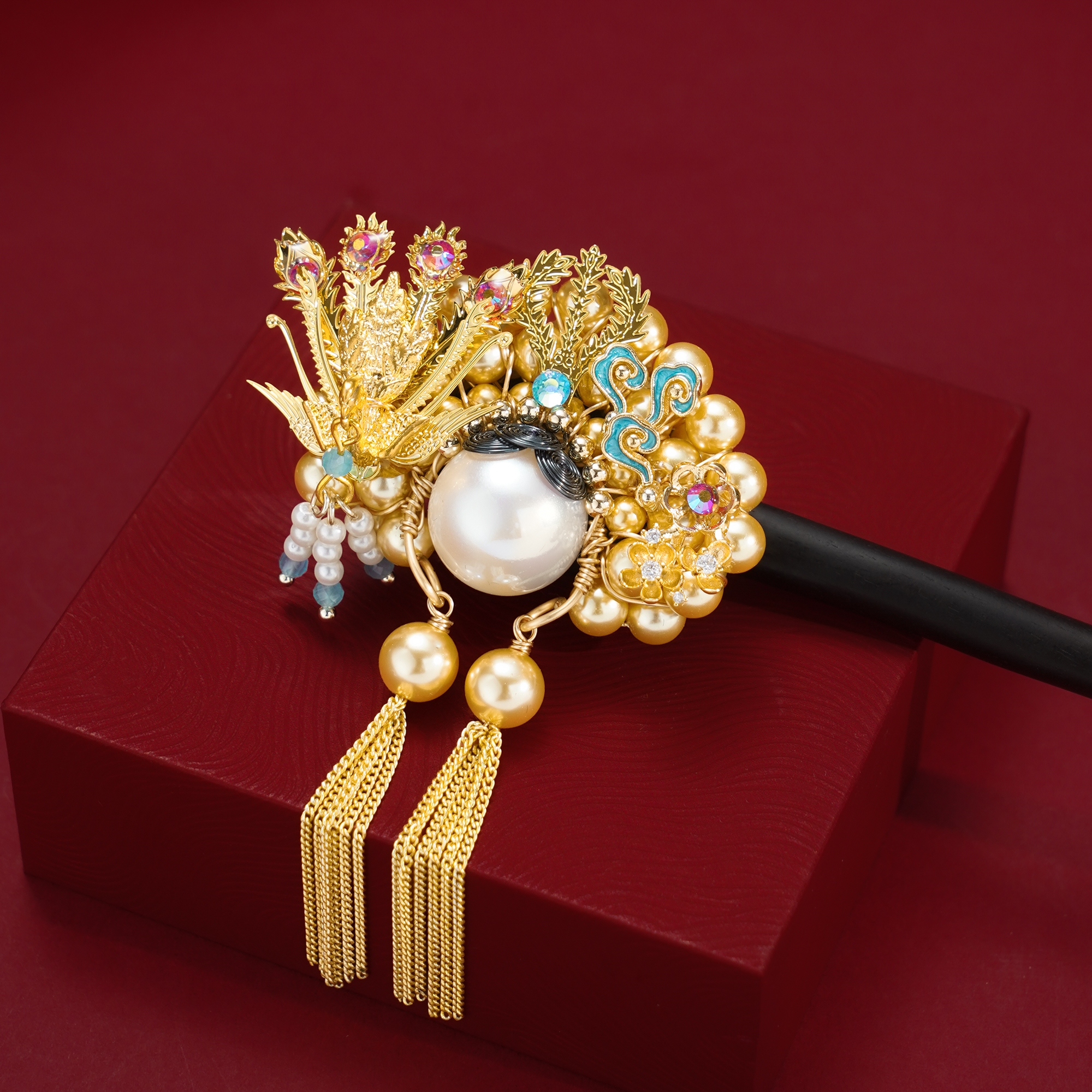 熹太后花旦黑檀木发簪簪子2025年新款38女神节送闺蜜送长辈