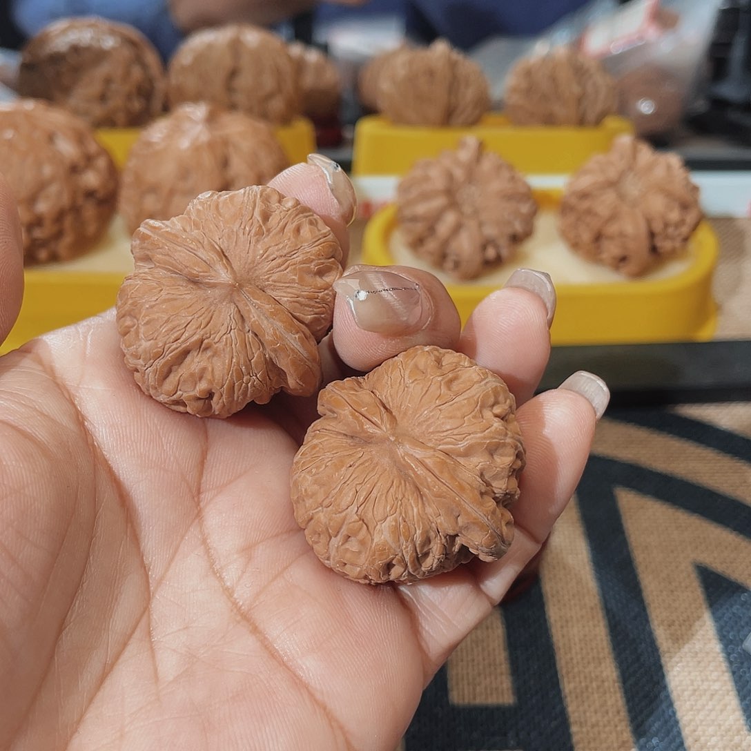 吊坠文玩核桃雪*元宝35