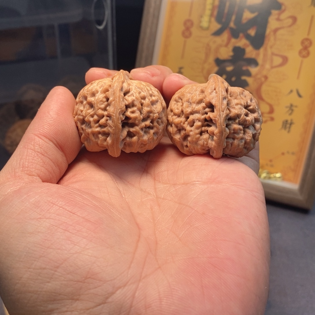 把件文玩核桃全品无修39尺头水儿如意元宝