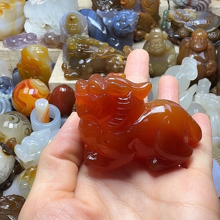 拾***石玛瑙/玉髓未镶嵌饰品