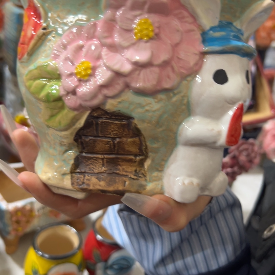 满20发秒退拉黑多肉花盆