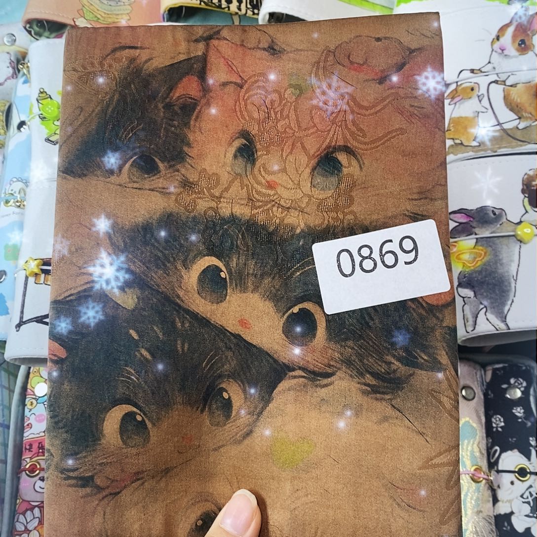 织绣香云纱A5定页仅书衣0869