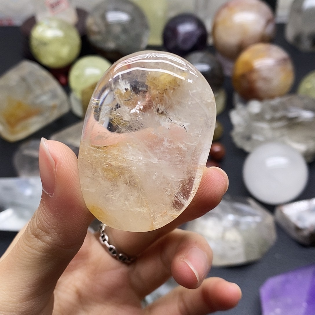 未镶嵌水晶珠宝半成品260水晶石