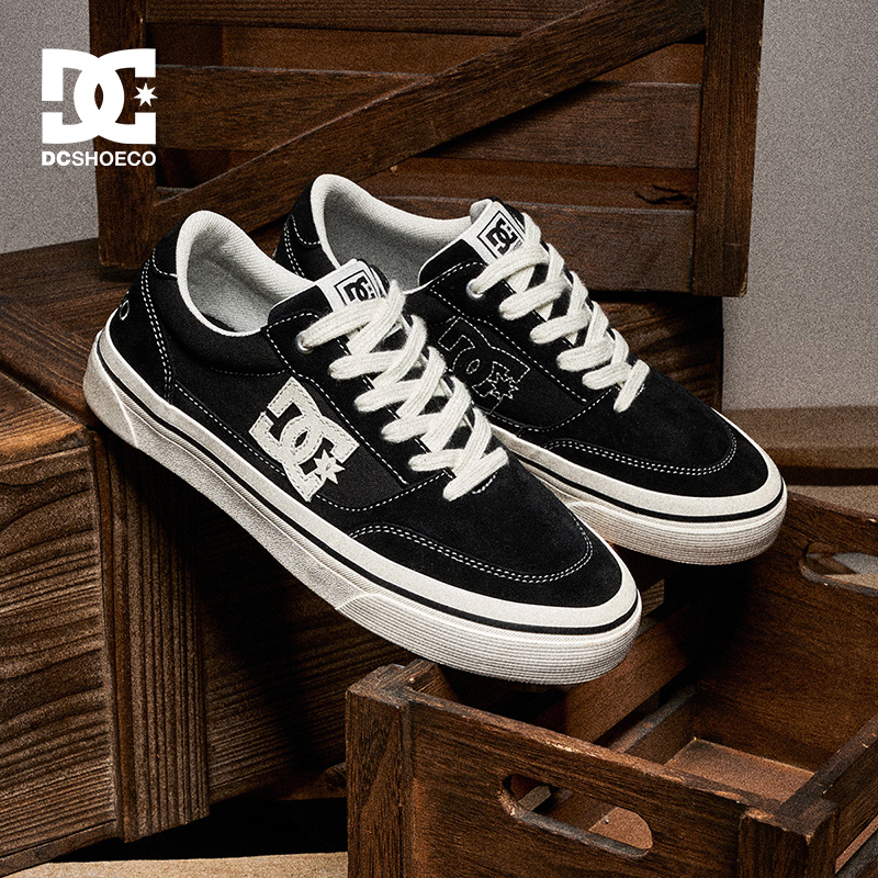 DCSHOES CANVAS CAS 秋季情侣款板鞋薄款透气帆布鞋时尚百搭男鞋