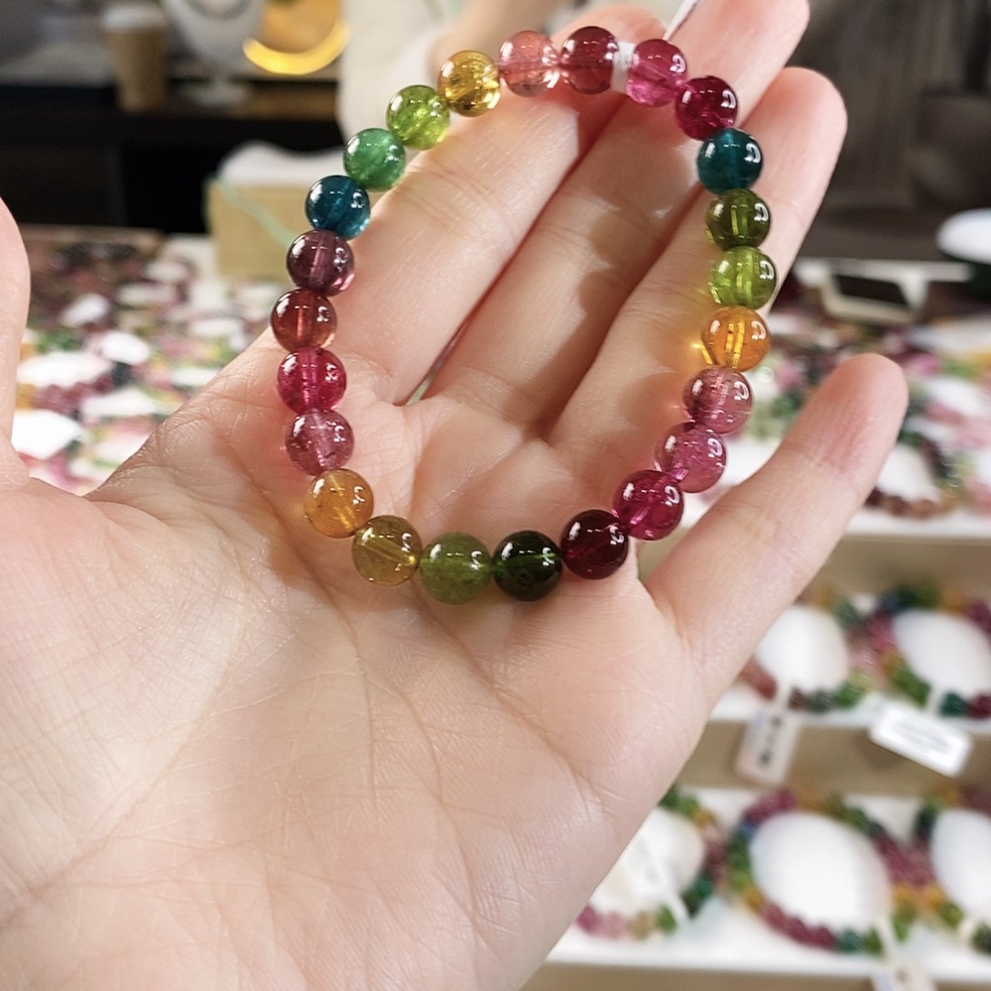 手串未镶嵌碧玺G2367单圈颜色微差