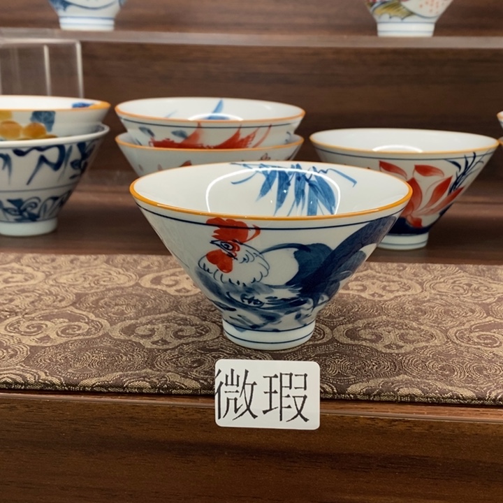 釉下老陶泥手工绘制