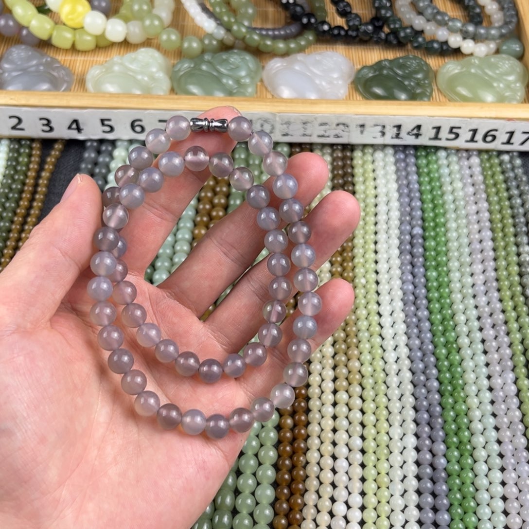 玛瑙/玉髓未镶嵌手链