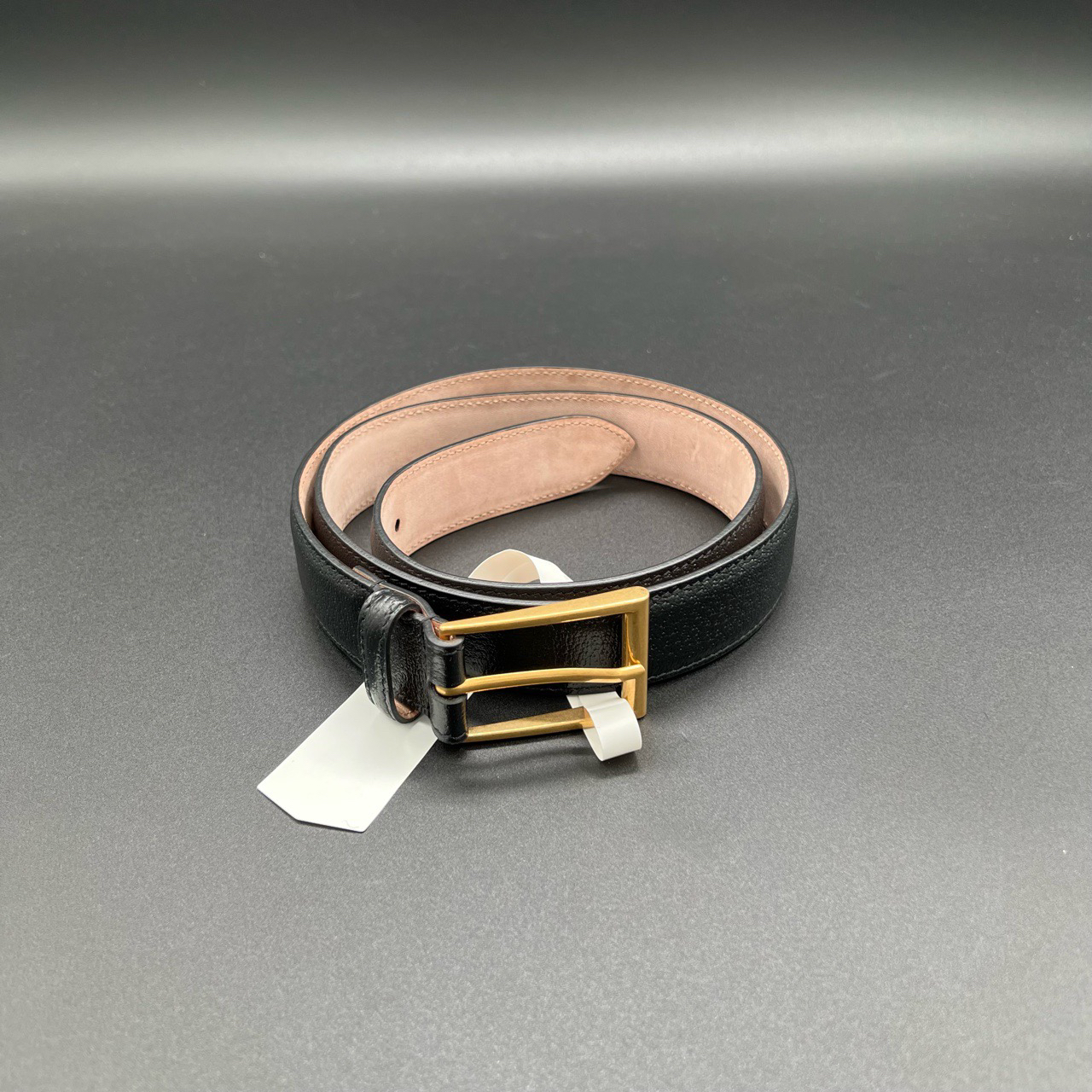 95新 GUCCI/古驰 （jp）225 刻印logo腰带 90cm