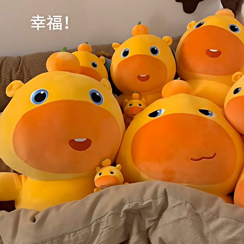 超软水豚噜噜玩偶抱枕娃娃公仔生日礼物女生送女朋友圣诞节礼物Y
