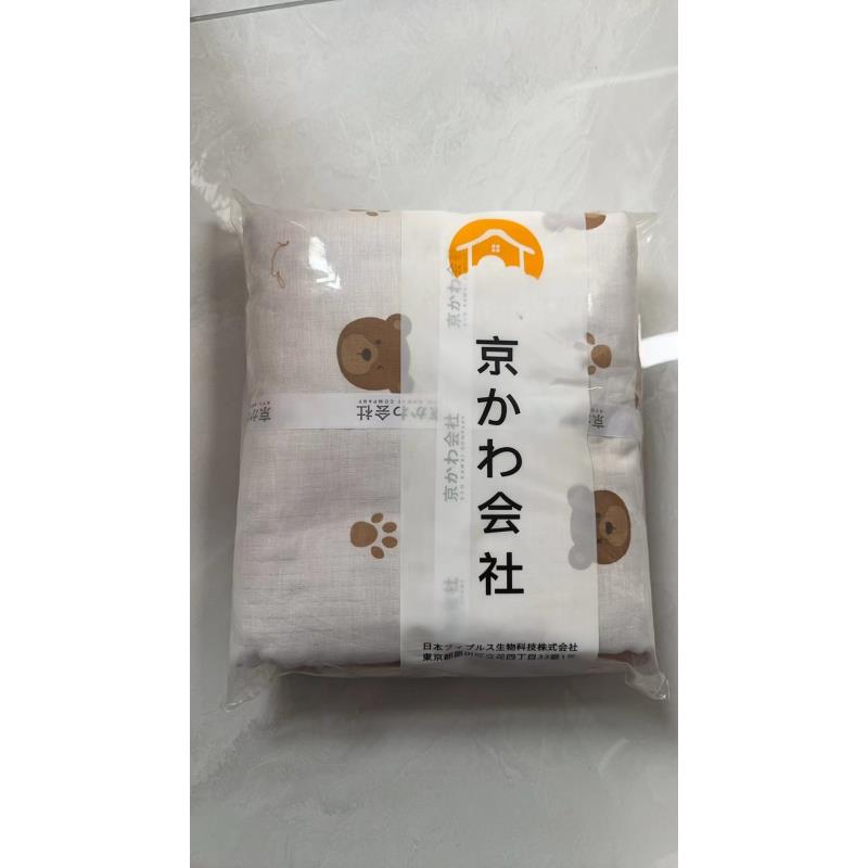 【京かわ会社】有氧双层纱布三件套 皮皮熊