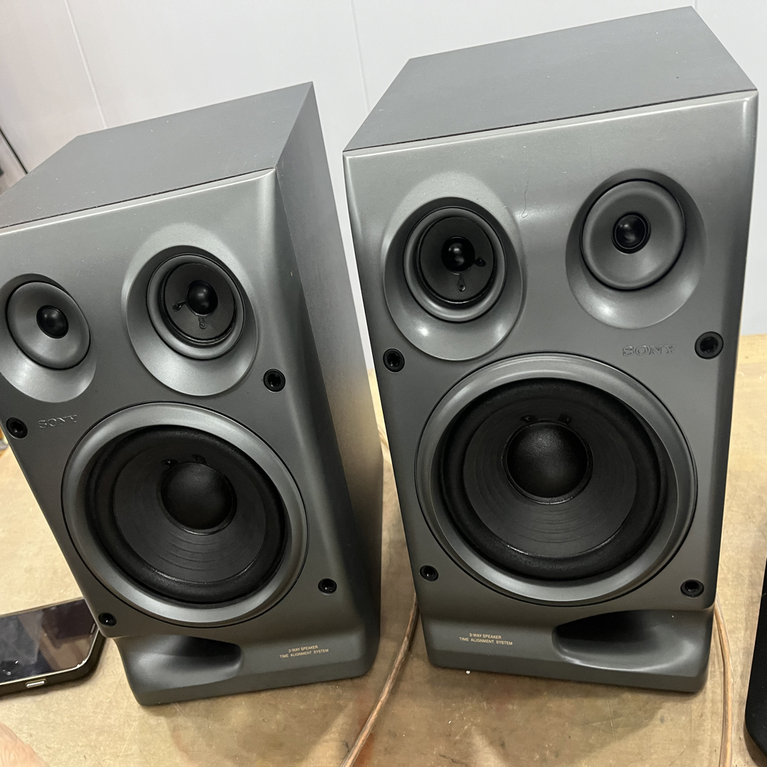 8新 Sony/索尼 二手索尼801书架音响，运费自理，不可无理由退换货