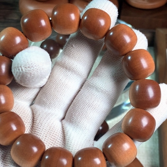 黯***光檀香木老山檀红肉15*16焦糖奶甜