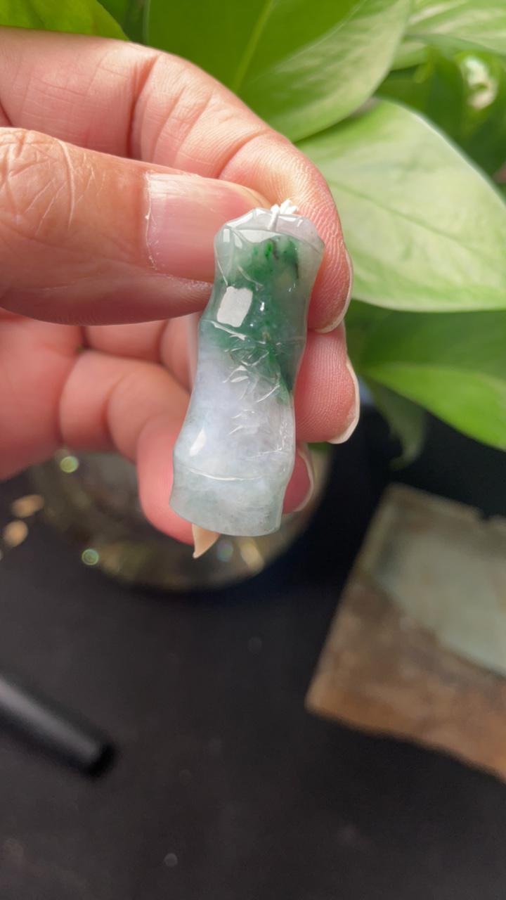 天然翡翠节节高升
