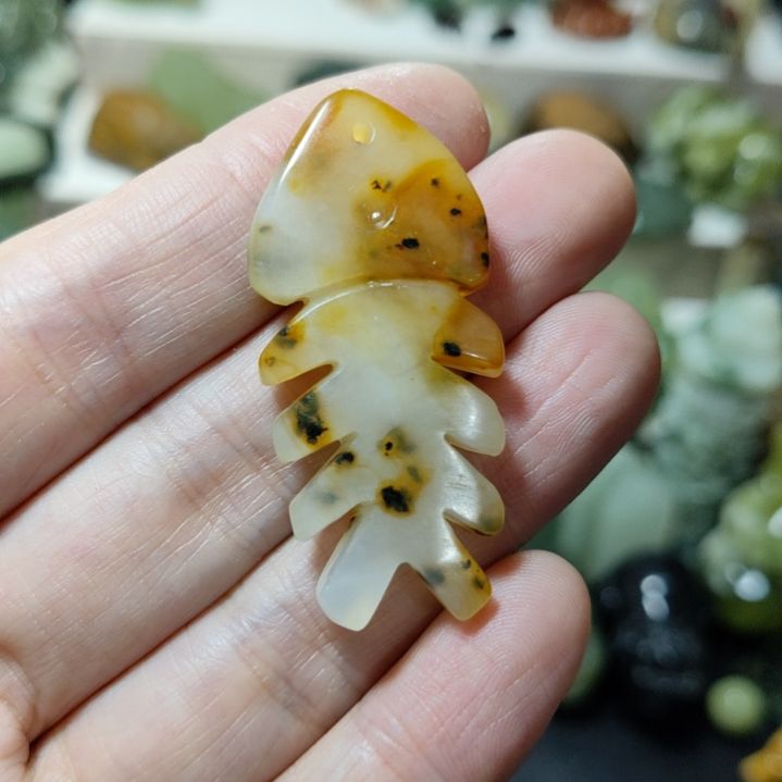 岫玉挂坠款式未镶嵌