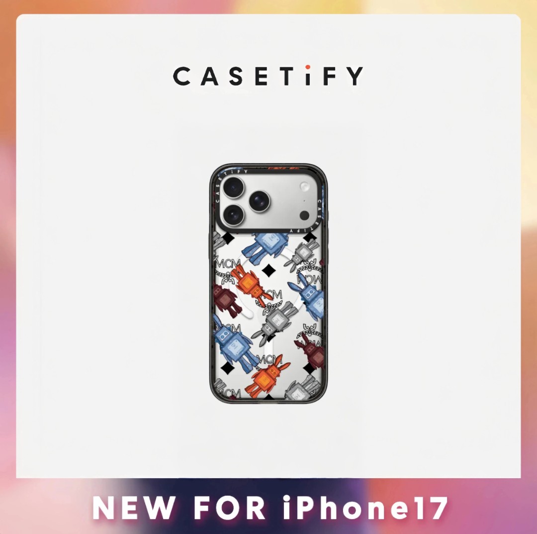 MCM x CASETiFY联名系列 适用于iPhone 17ProMax磁吸手机壳
