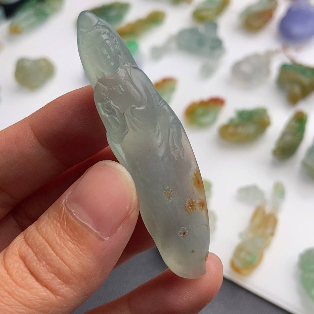 石***草定制翡翠未镶嵌122568909