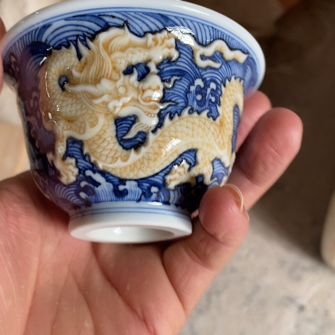 杯文*景德镇高温还原陶瓷