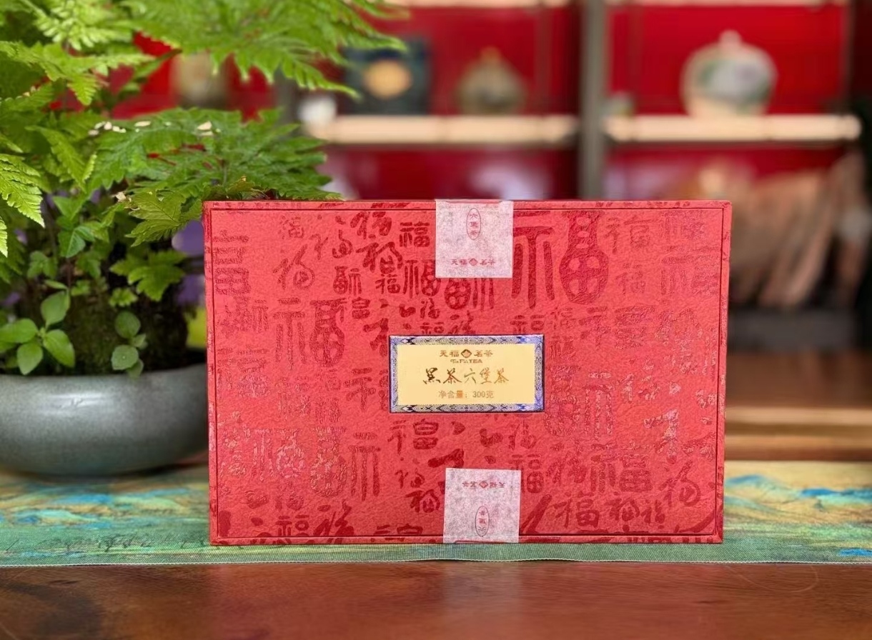 适合日常饮用的广西梧州六堡茶黑茶 -买一得二