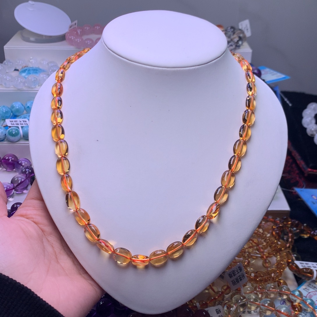 水晶颈饰未镶嵌项链