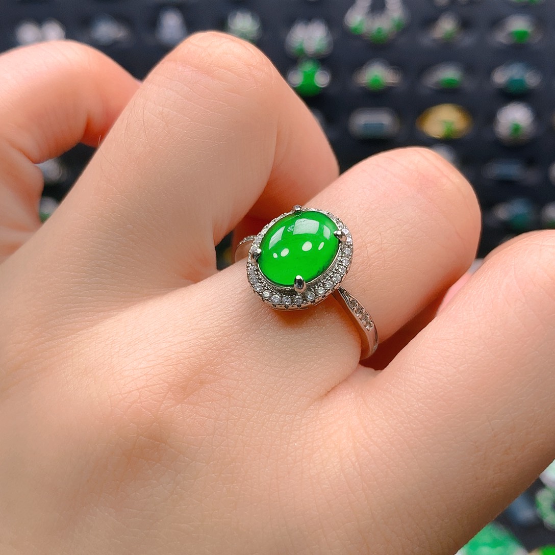 翡翠未镶嵌吊坠(不含链)戒指