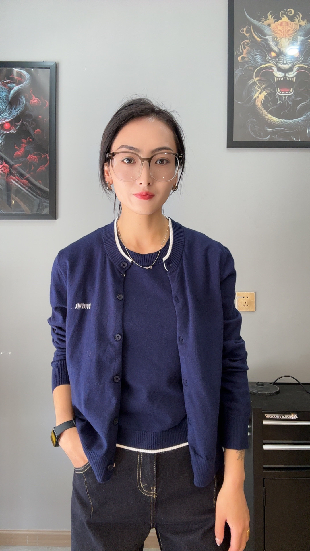 两件套百搭针织衫