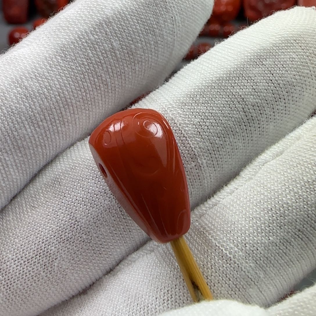 南红玛瑙未镶嵌三通10