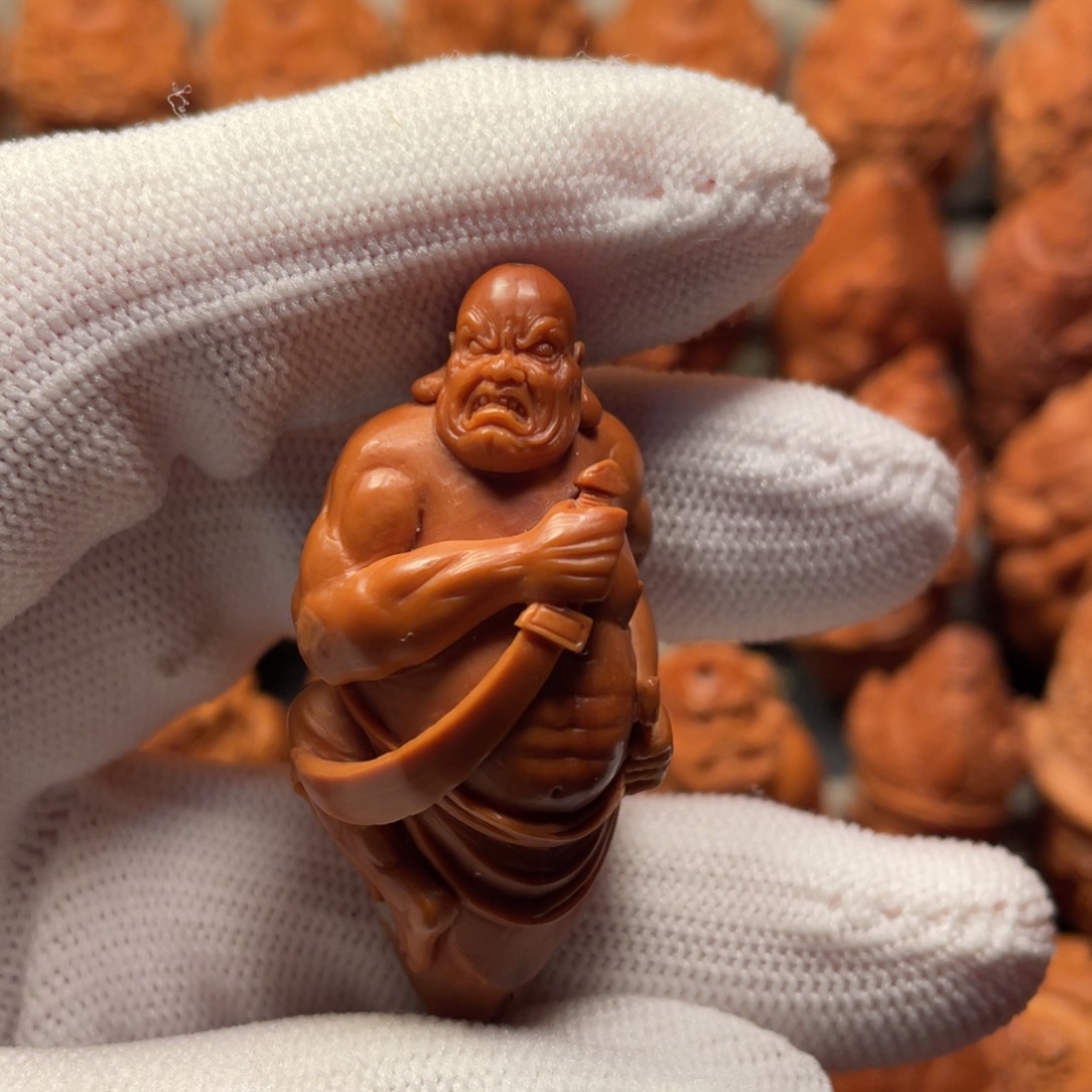 橄榄核吊坠武恶僧