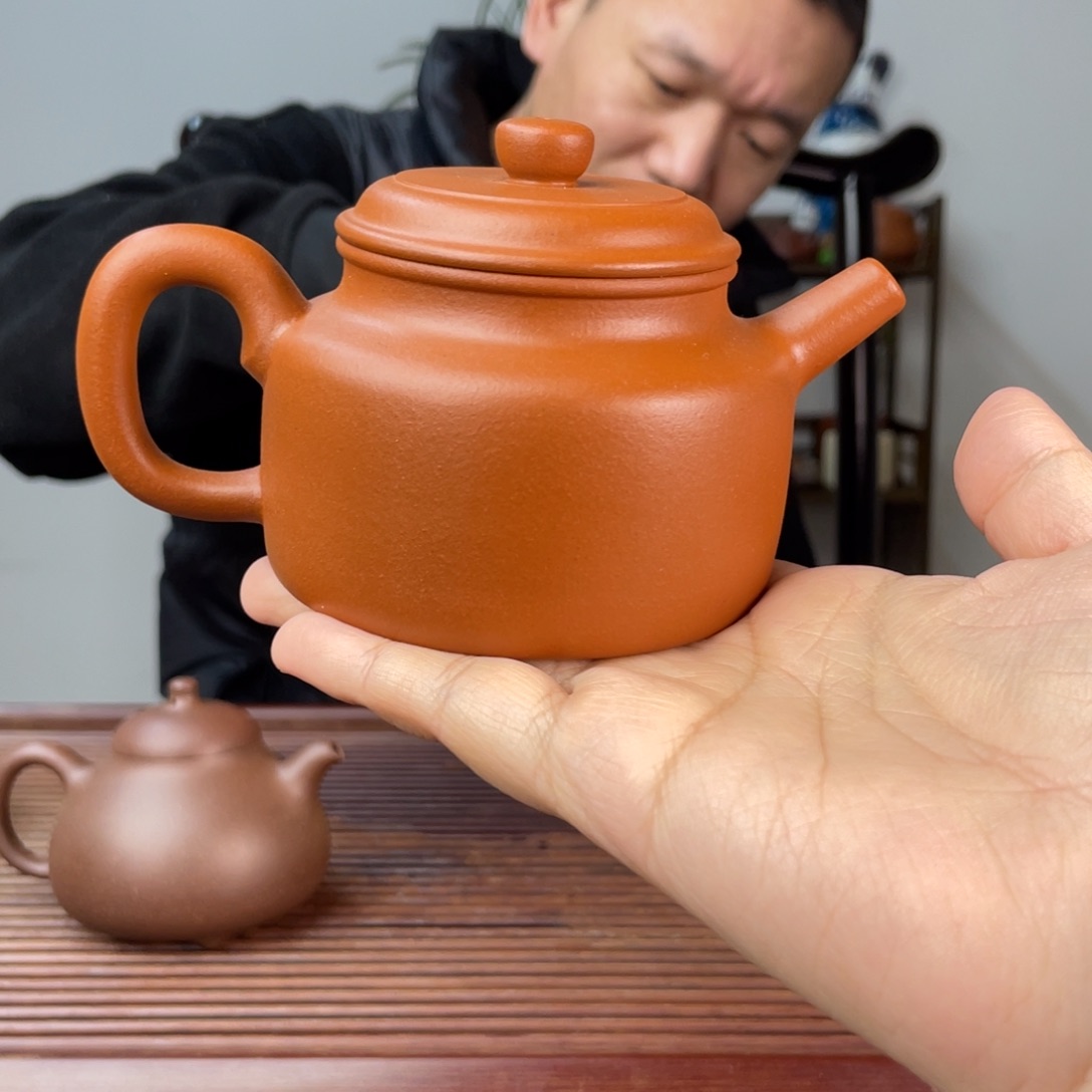 茶壶红泥德钟180cc