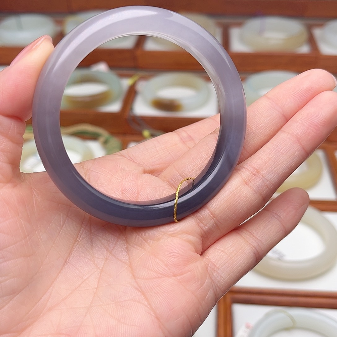 和田玉手镯未镶嵌54.3