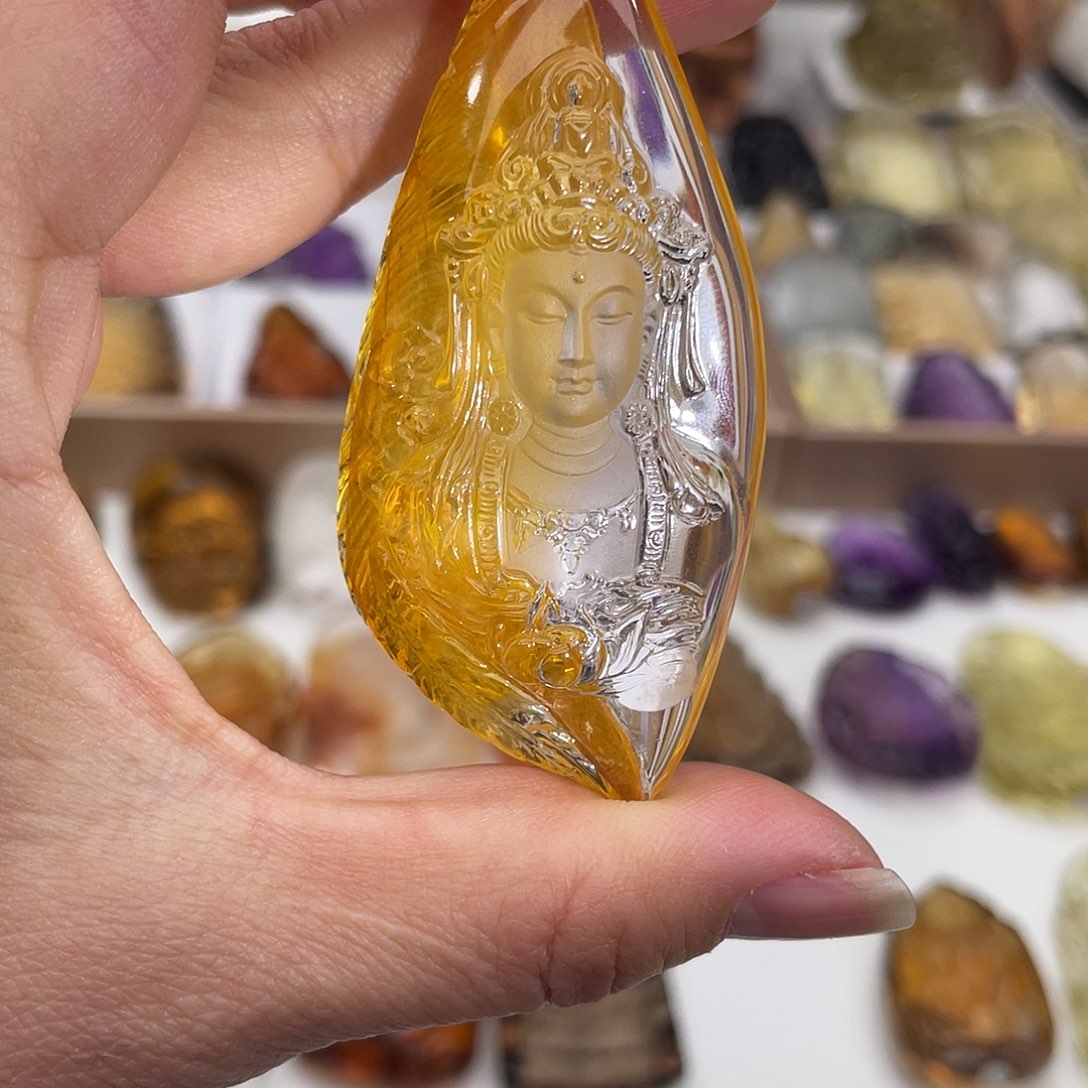 颈饰未镶嵌水晶定制