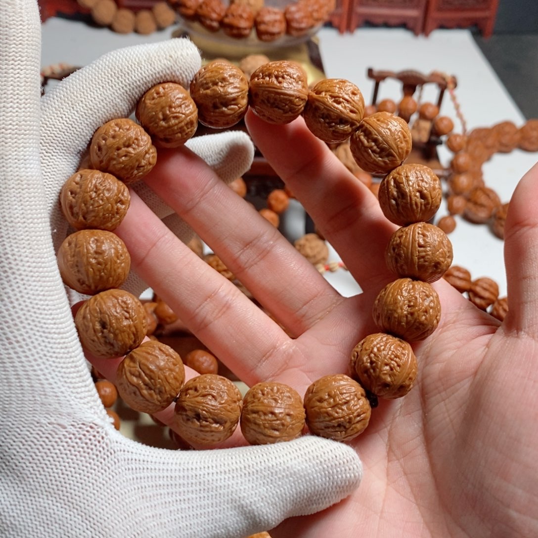 扶***学文玩核桃手串尺寸17