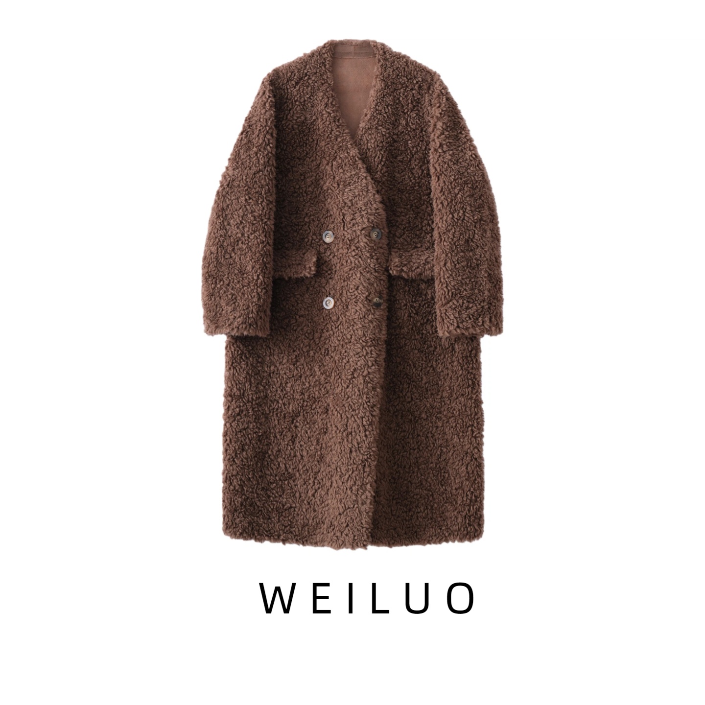 22羊羔毛外套女2025冬季加厚新款毛绒宽松长款大衣颗粒羊剪绒