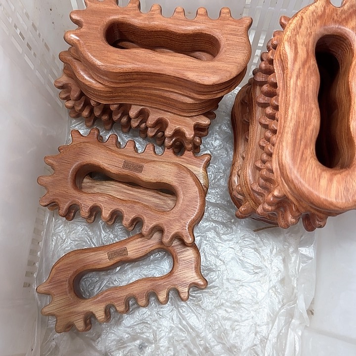 红檀木中号豆豆推板放松工具瑕疵